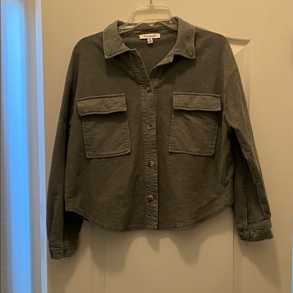 Francesca's Collections Olive Green Jacket